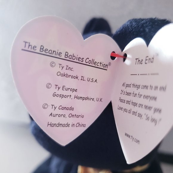 Ty Beanie Baby The End 1999 Y2k Millennium Teddy Bear errors - Picture 13 of 14